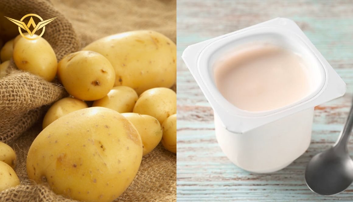 Cách làm trắng da bằng khoai tây và sữa chua này có thể se khít lỗ chân lông