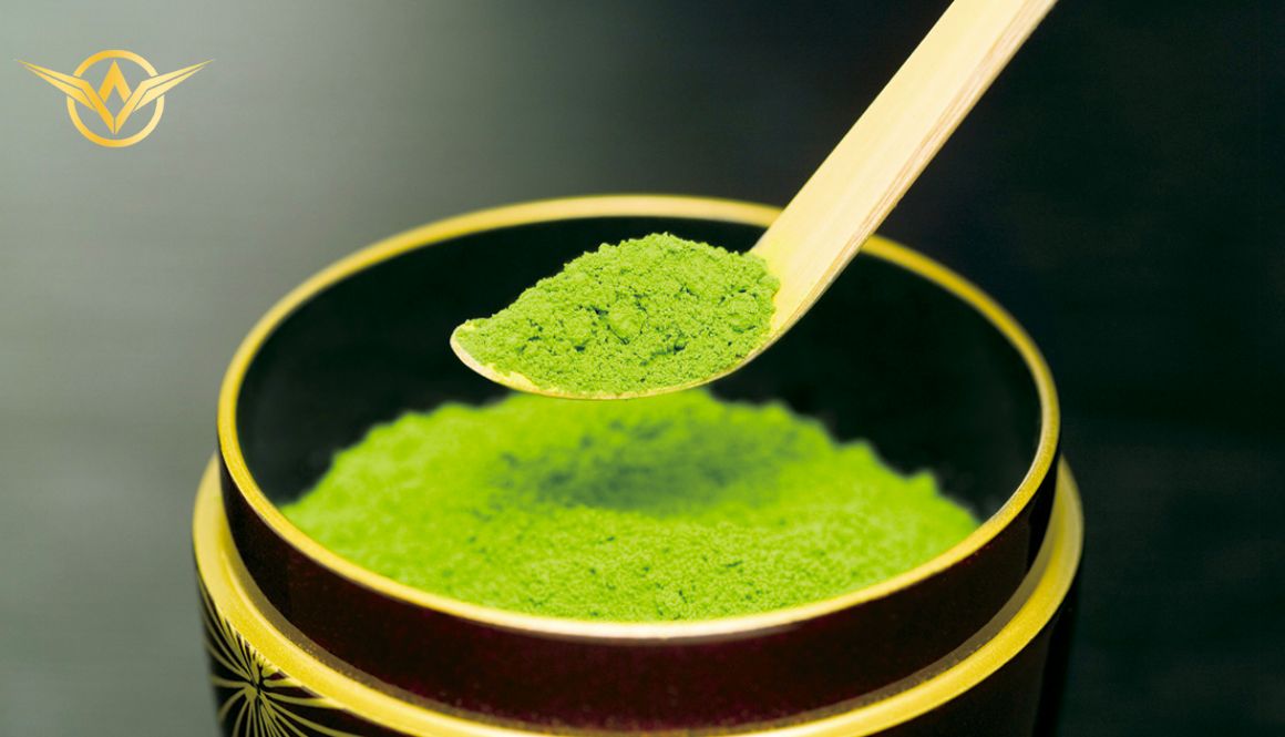 Có nguồn gốc từ Nhật Bản, loại trà xanh tươi này rất giàu chất dinh dưỡng và được biết đến với công dụng giải độc cho da